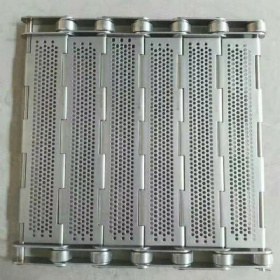 Durable Plate Conveyor Belt Good Ventilation / Dehydration Food Machinery Parts